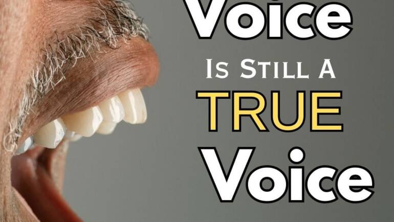 The Aging Voice is Still a True Voice
